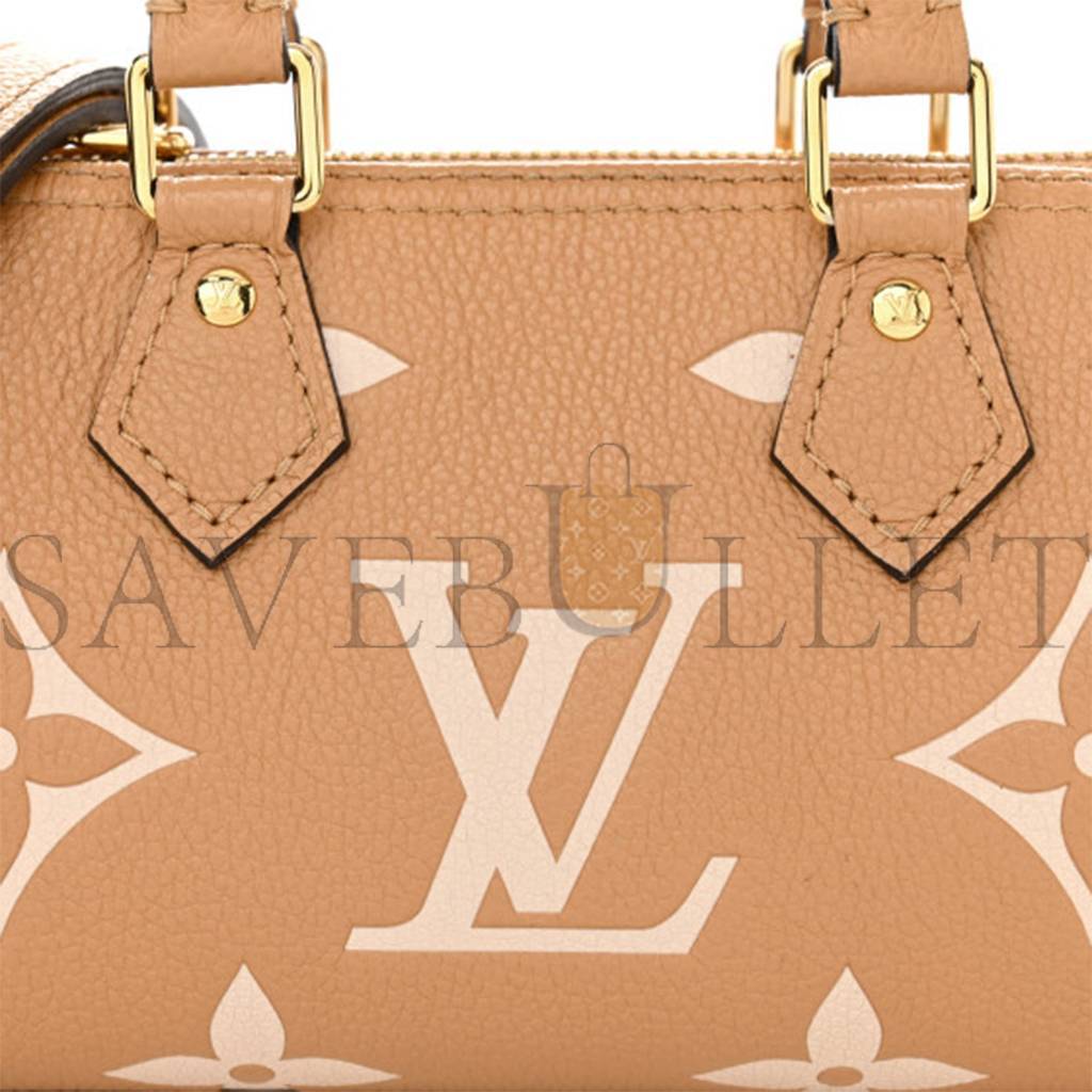 l**is V*t*n empreinte monogram giant nano speedy arizona creme m81625 (16*10*7.5cm)